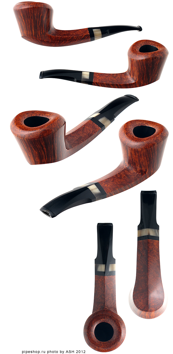   POUL ILSTED SMOOTH FACET SHANK DUBLIN WITH HORN