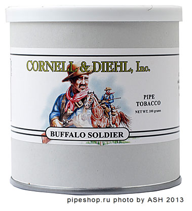   "CORNELL & DIEHL" Tinned Blends BUFFALO SOLDIER,  100 .