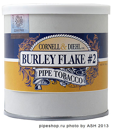   "CORNELL & DIEHL" Tinned Blends BURLEY FLAKE # 2,  100 .