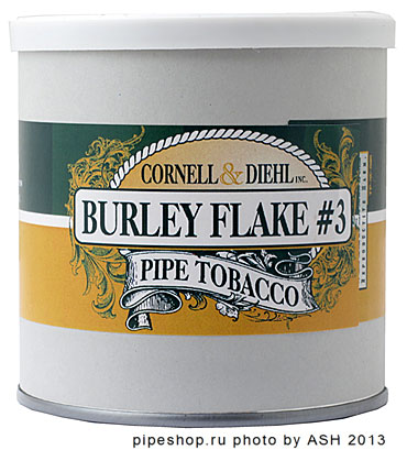   "CORNELL & DIEHL" Tinned Blends BURLEY FLAKE # 3,  100 .