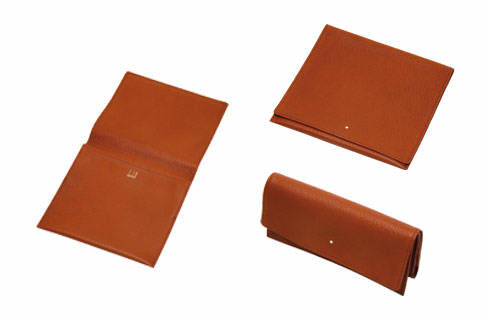    DUNHILL TERRACOTTA ROLL-UP POUCH PA2020