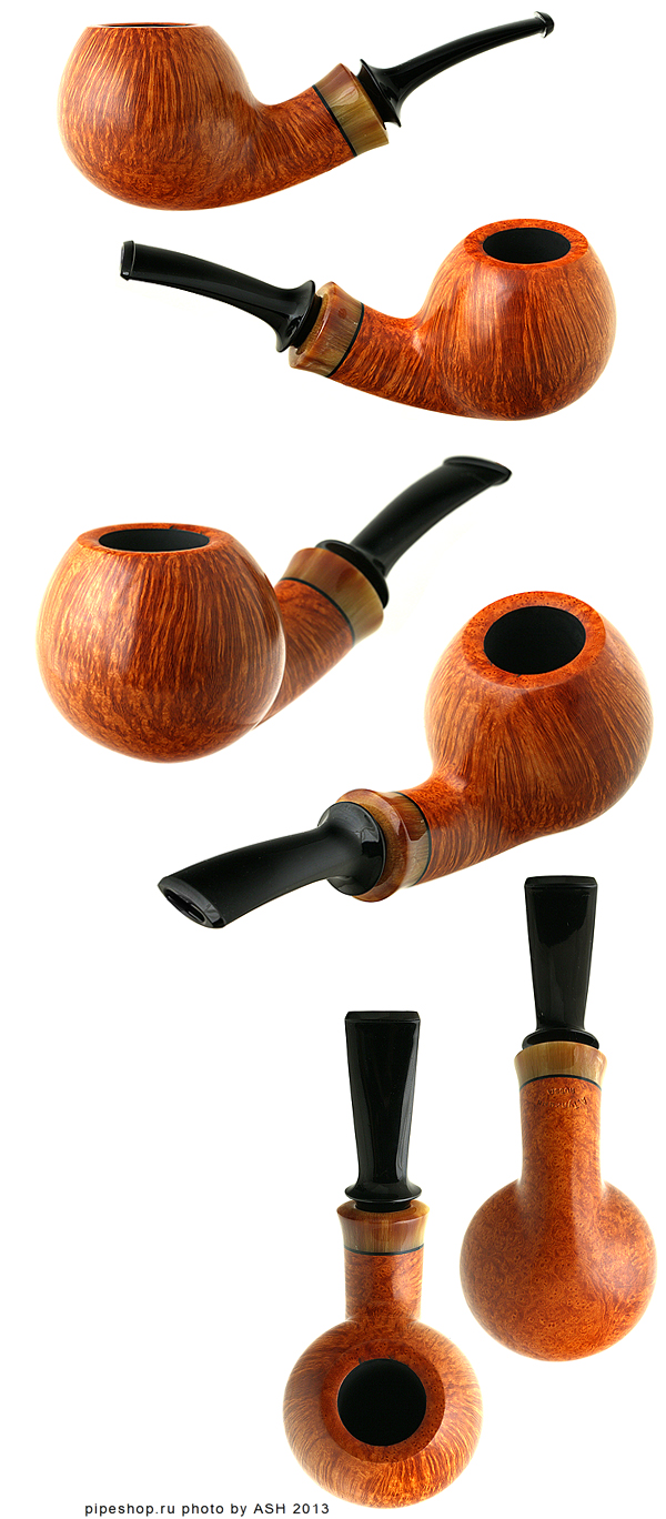   .  SMOOTH QUARTER BENT APPLE WITH HORN