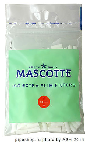    MASCOTTE EXTRA SLIM FILTERS 5,3 mm,  150 .