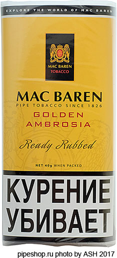   Mac Baren "GOLDEN AMBROSIA" Ready Rubbed 40 g