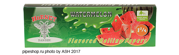    HORNET FLAVORED ROLLING PAPERS 78 mm WATERMELON,  50 