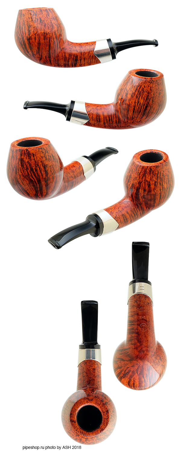   S. BANG SMOOTH SLIGHTLY BENT EGG WITH SILVER UN 1840