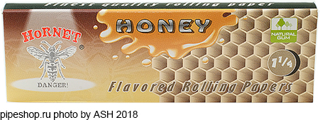    HORNET FLAVORED ROLLING PAPERS 78 mm HONEY,  50 