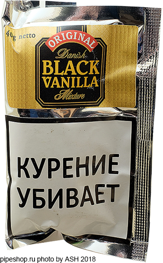  "Original Danish Black Vanilla",  Zip-Lock 40 g