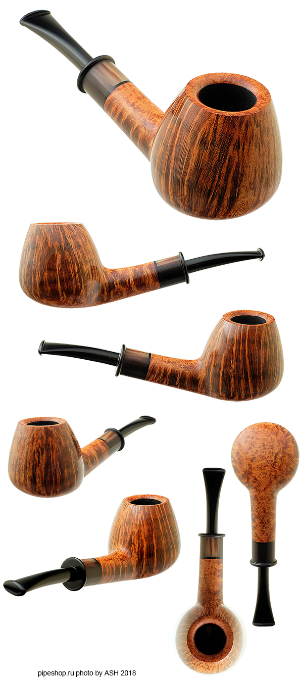   PETER MATZHOLD SMOOTH SLIGHTLY BENT BRANDY WITH HORN
