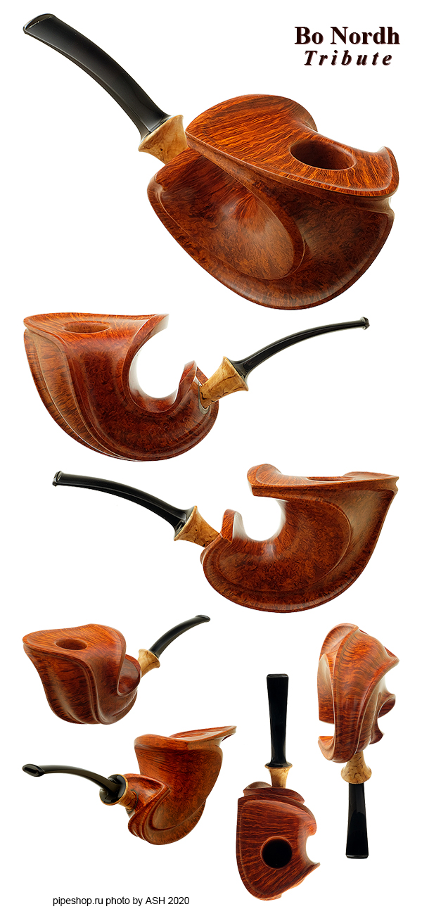   KENT RASMUSSEN "BO NORDH TRIBUTE" SMOOTH SNAIL WITH BIRCH TWO BUTTERFLIES