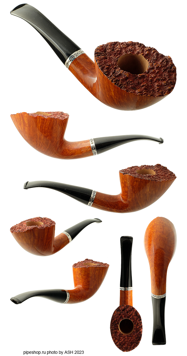   KRSKA SMOOTH BENT PLATEAU DUBLIN WITH SILVER ESTATE NEW UNSMOKED,  9 