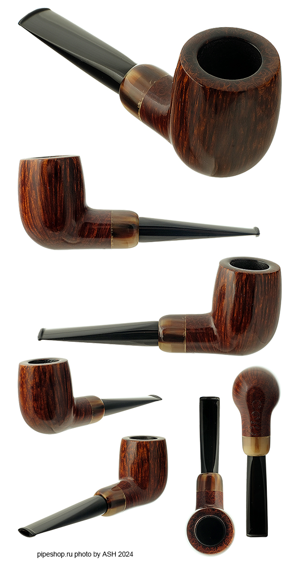   H. TOKUTOMI SMOOTH BILLIARD WITH HORN Grade TWO SNAILS (2009) ESTATE