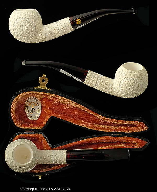   ALTINAY MEERSCHAUM CARVED BENT APPLE