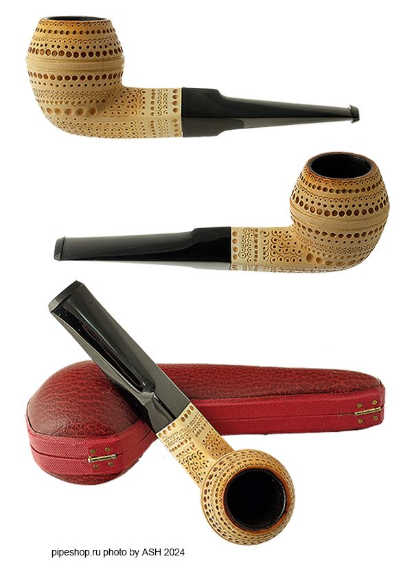   TEKIN MEERSCHAUM CARVED BULLDOG ESTATE