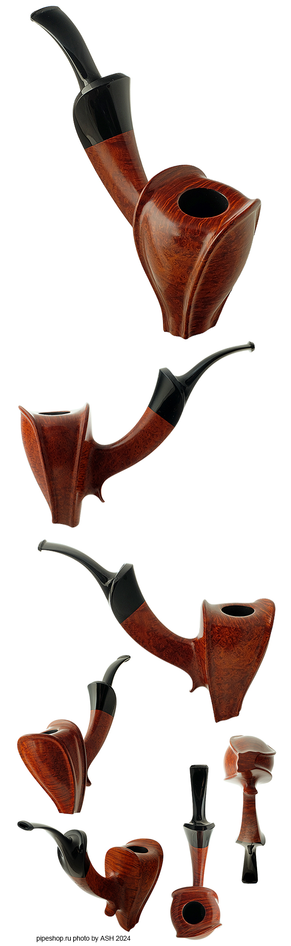   KENT RASMUSSEN SMOOTH FREEHAND BENT SITTER Grade BUTTERFLY