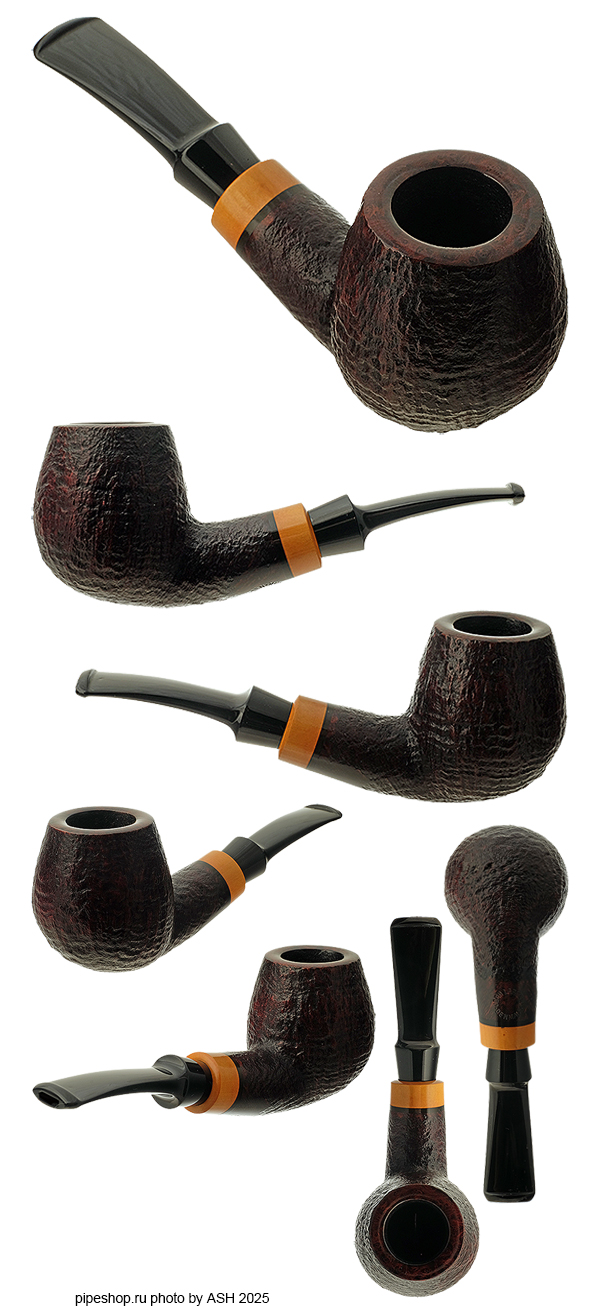   JORN LARSEN SANDBLAST BENT BILLIARD WITH BOXWOOD ESTATE