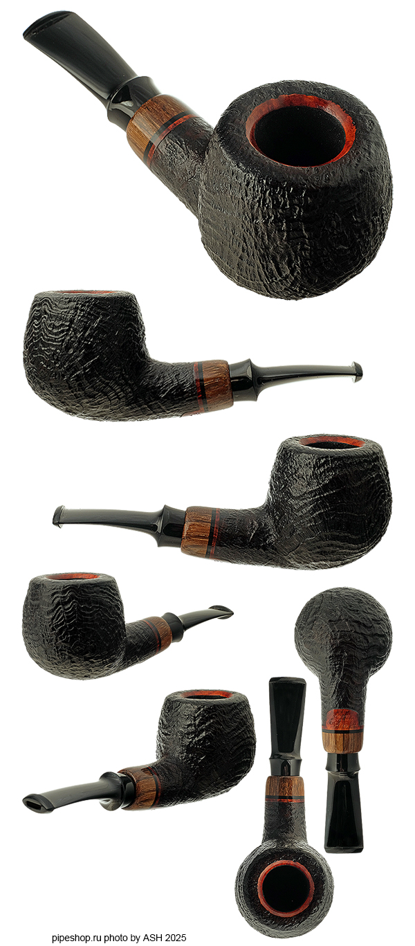   PS Studio SANDBLAST BENT POT WITH ZEBRANO