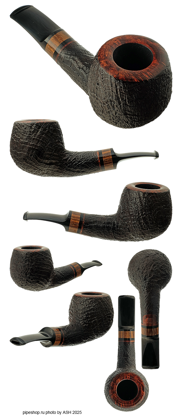   PS Studio SANDBLAST BENT POT WITH ZEBRANO