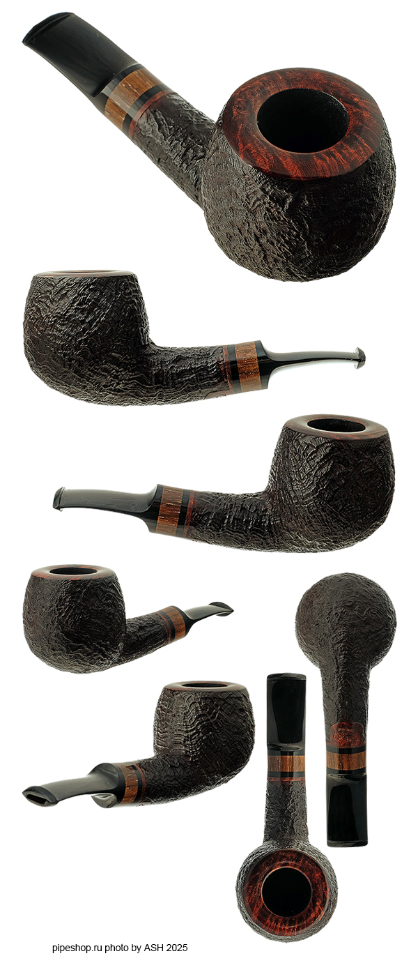   PS Studio SANDBLAST BENT POT WITH ZEBRANO