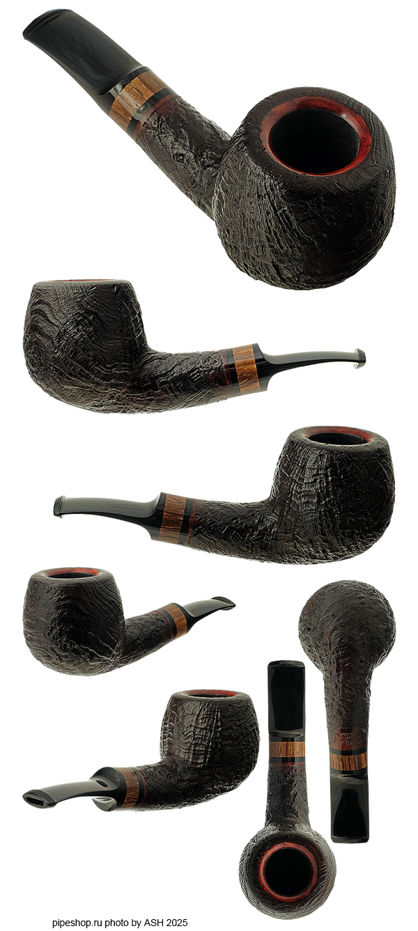   PS Studio SANDBLAST BENT POT WITH ZEBRANO