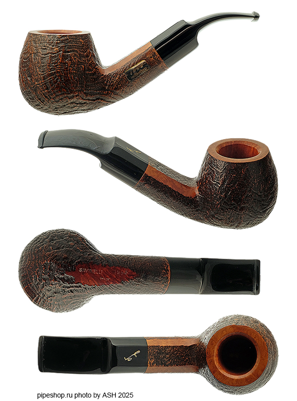   SAVINELLI 1996 COLLECTION SANDBLAST ESTATE NEW UNSMOKED,  6 