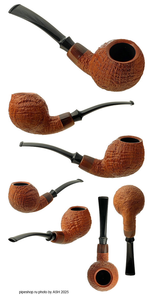   KONSTANTIN "BERK" BEREGOVOY TAN SANDBLAST BENT EGG WITH HORN