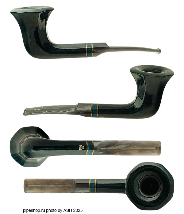   MCM GREEN SMOOTH PANELED CALABASH ESTATE NEW UNSMOKED,  9 