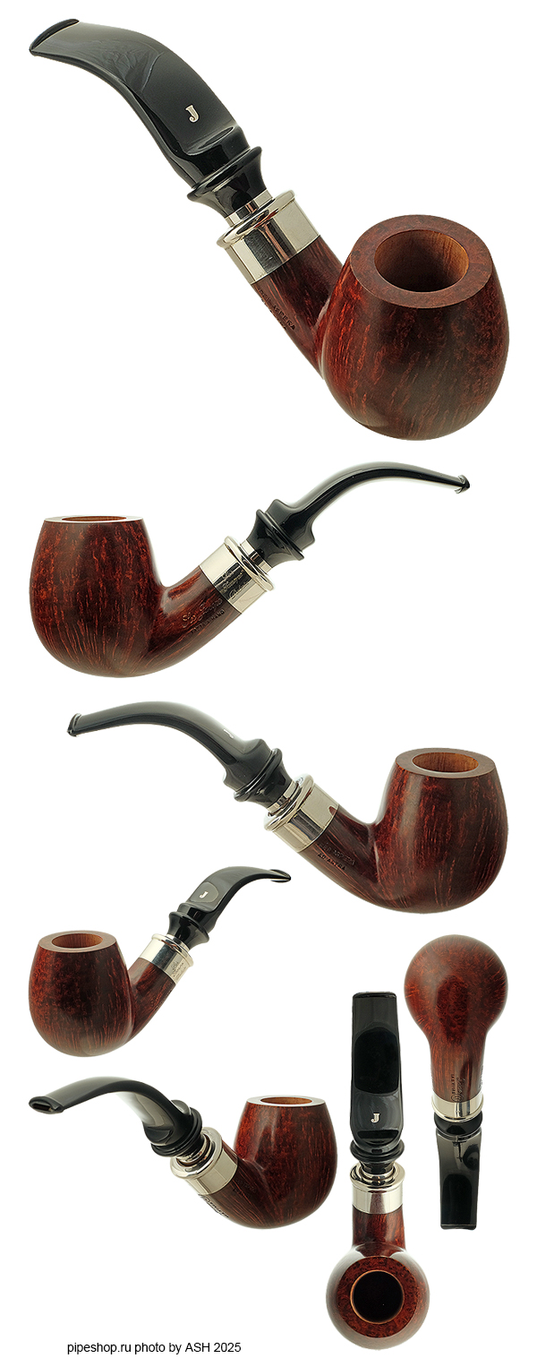   SER JACOPO DELECTA MAXIMA L1 SMOOTH BENT BILLIARD WITH SILVER ESTATE NEW UNSMOKED,  9 