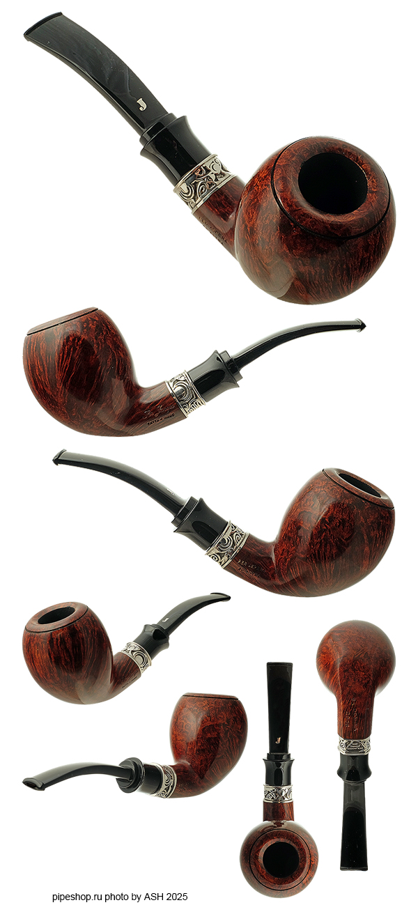   SER JACOPO DOMINA 2008 SMOOTH BENT EGG SITTER #65 WITH SILVER ESTATE NEW UNSMOKED,  9 