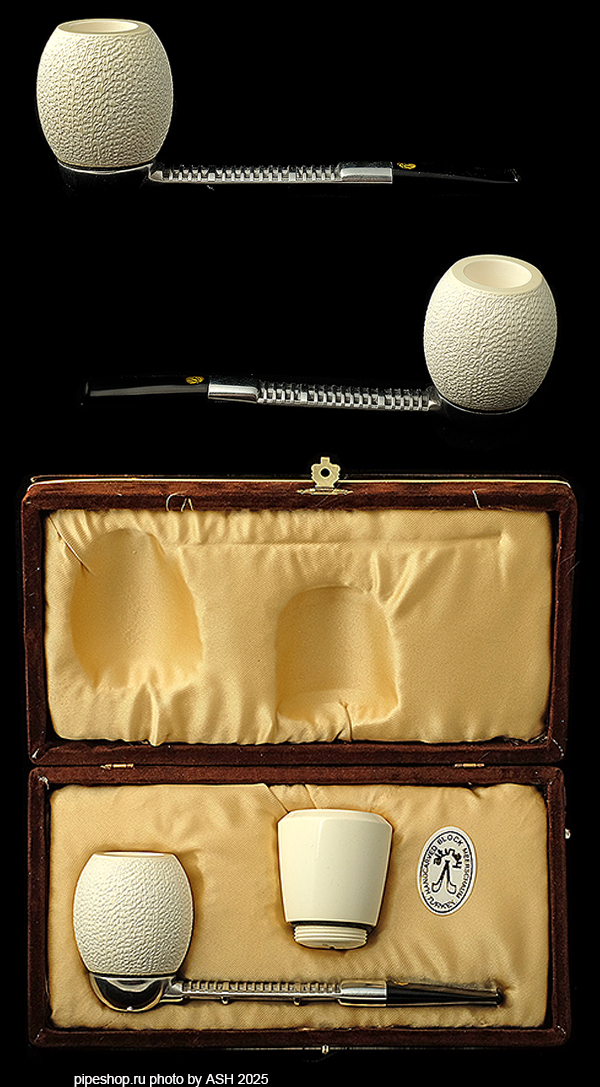   ALTINAY MEERSCHAUM "FALCON" WITH TWO BOWLS & BOX