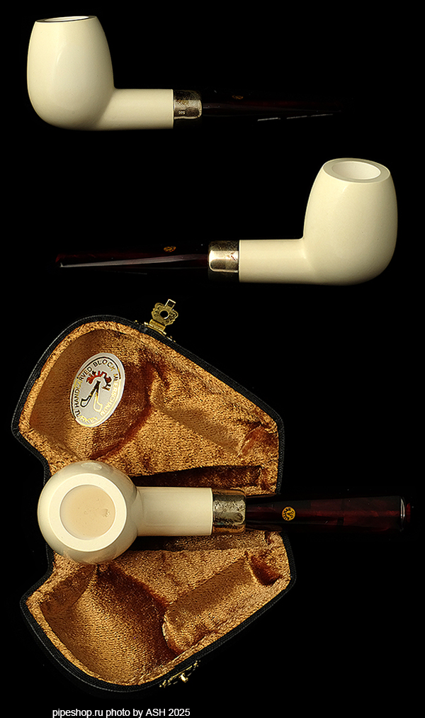   ALTINAY MEERSCHAUM SILVER SPIGOT BILLIARD