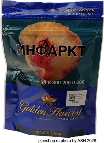 ����� ������������� GOLDEN HARVEST SMOOTH VIRGINIA, ����� Zip-Lock 28,4 �.