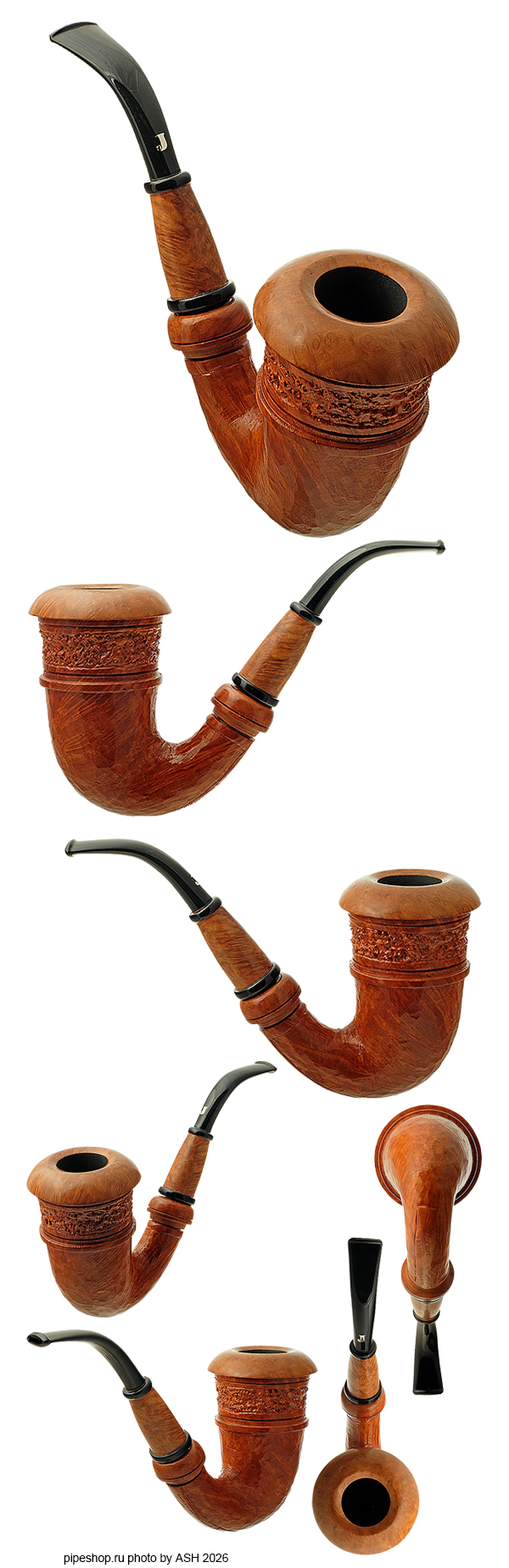 ����������� ������ SER JACOPO LA PIPACCIA 01 SEMIRUSTIC CALABASH ESTATE NEW UNSMOKED