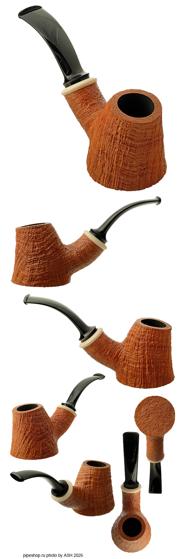 ����������� ������ KONSTANTIN "BERK" BEREGOVOY TAN SANDBLAST VOLCANO-CHERRYWOOD WITH MAMMOTH IVORY