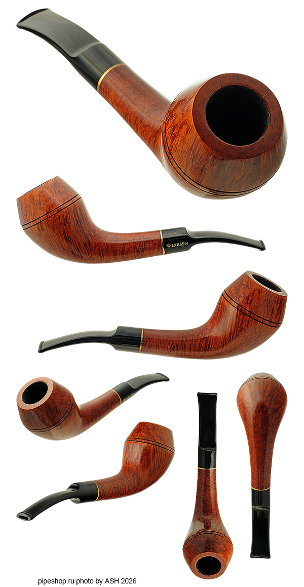 ����������� ������ W. O. LARSEN COGNAC SMOOTH ZULU RHODESIAN ESTATE NEW UNSMOKED, ������ 9 ��