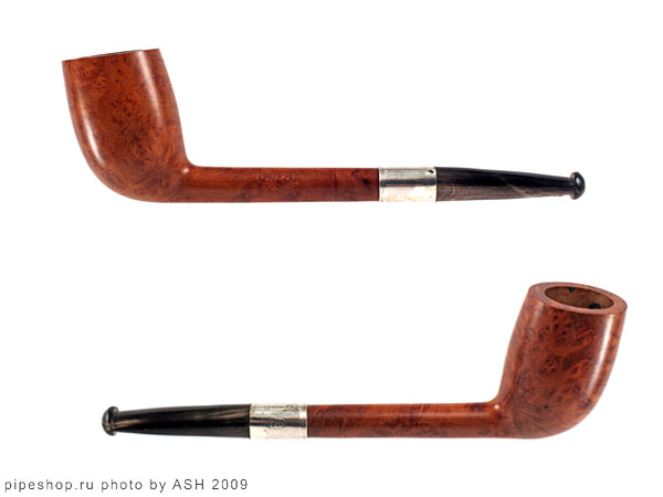   GVG ANTIQUE Cutty with silver ring horn stem