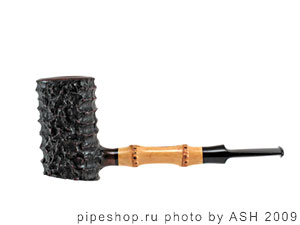   TOM ELTANG Black Rusticated Poker  with bamboo