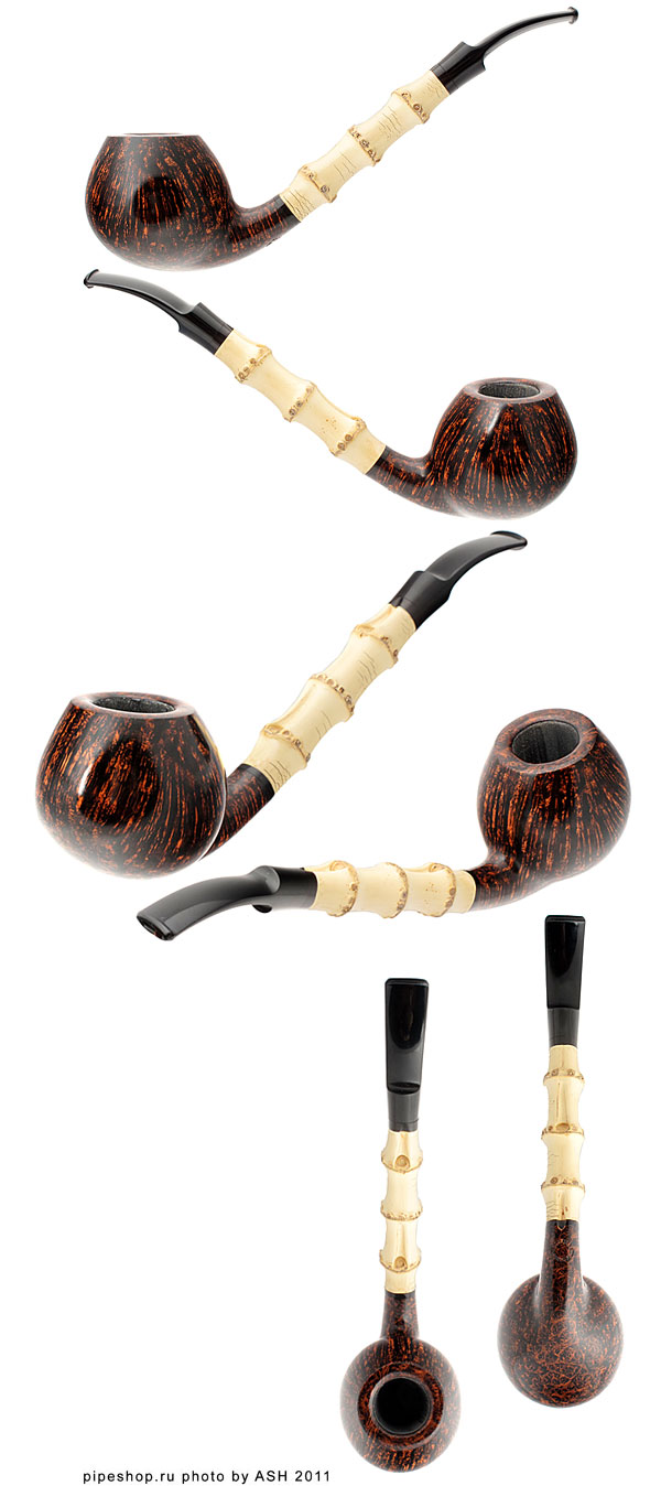   TOM ELTANG SMOOTH HALF BENT APPLE WITH BAMBOO
