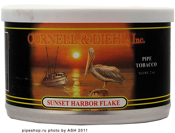   "CORNELL & DIEHL" Tinned Blends SUNSET HARBOR FLAKE,  57 .