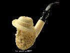   E. CEVHER MEERSCHAUM PIPESMOKER IN A HAT ESTATE NEW UNSMOKED