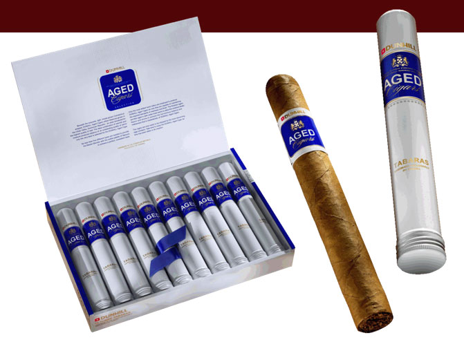  DUNHILL AGED CIGARS 10 TUBED TABARAS