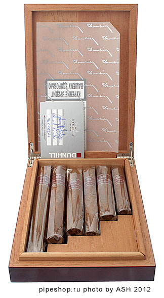  DUNHILL THE SIGNED RANGE 6 HAND SELCTED CIGARS