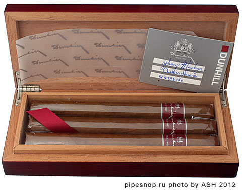  DUNHILL THE SIGNED RANGE LACQUERED 3 CHURCHILLS 