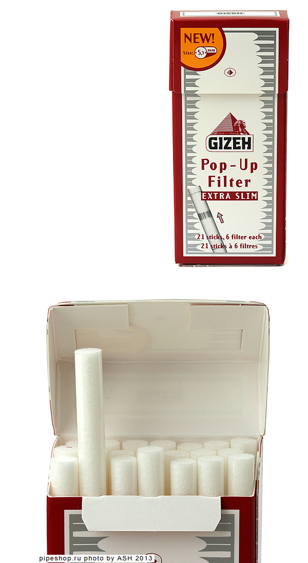    GIZEH Pop-Up Filter EXTRA SLIM 5,3 mm, 126 . 