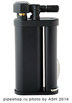 Зажигалка трубочная PEARL EDDIE BLACK MAT 09069-10 со встроенным тампером