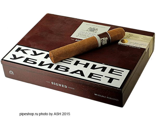  DUNHILL THE SIGNED RANGE 10 NEW DOUBLE ROBUSTOS