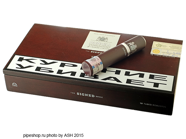  DUNHILL THE SIGNED RANGE 10 NEW TUBED ROBUSTOS
