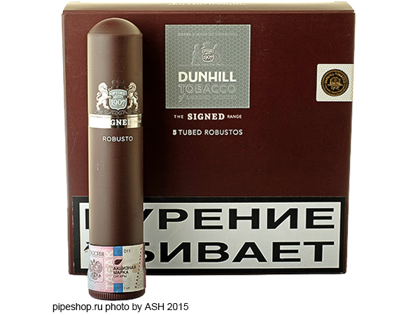  DUNHILL THE SIGNED RANGE 5 NEW TUBED ROBUSTOS