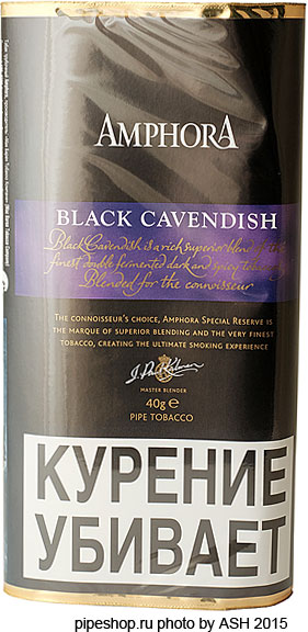   AMPHORA BLACK CAVENDISH,  40 g