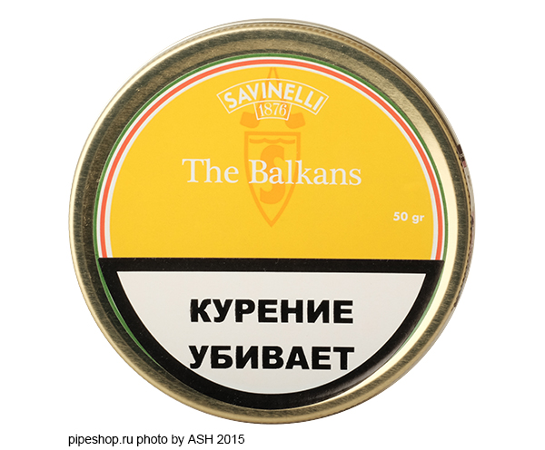 Трубочный табак SAVINELLI THE BALKANS, банка 50 g